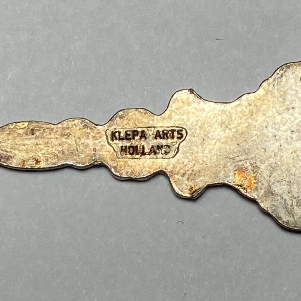 Florida‎ Palm Tree ST Augustine, FLA Lady on Beach 4 3/4” Souvenir Spoons Klepa